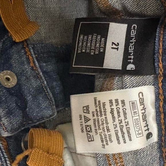 Carhartt Kids Classic Blue Jeans - Picture 4 of 4